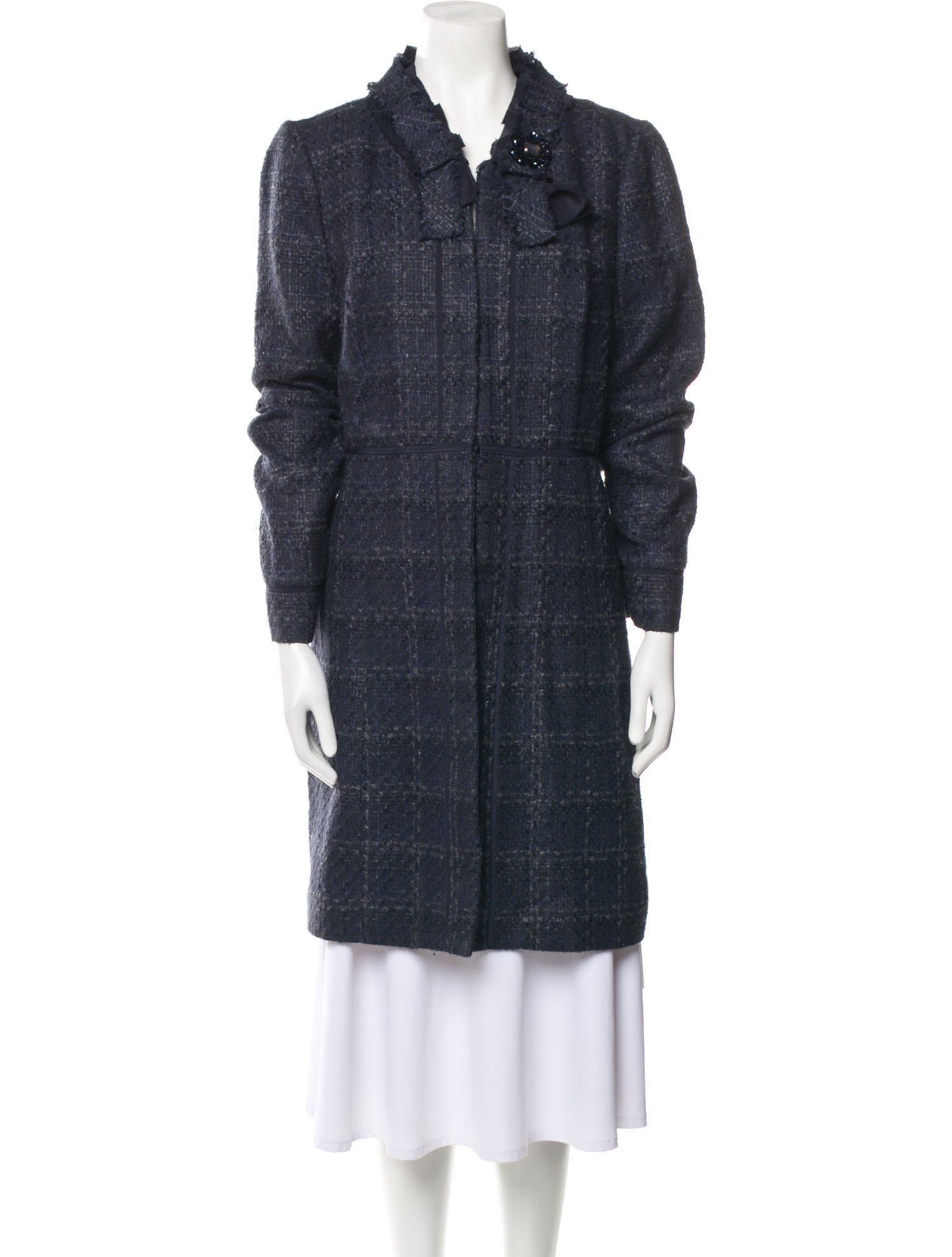 Tory Burch Tweed Pattern Coat