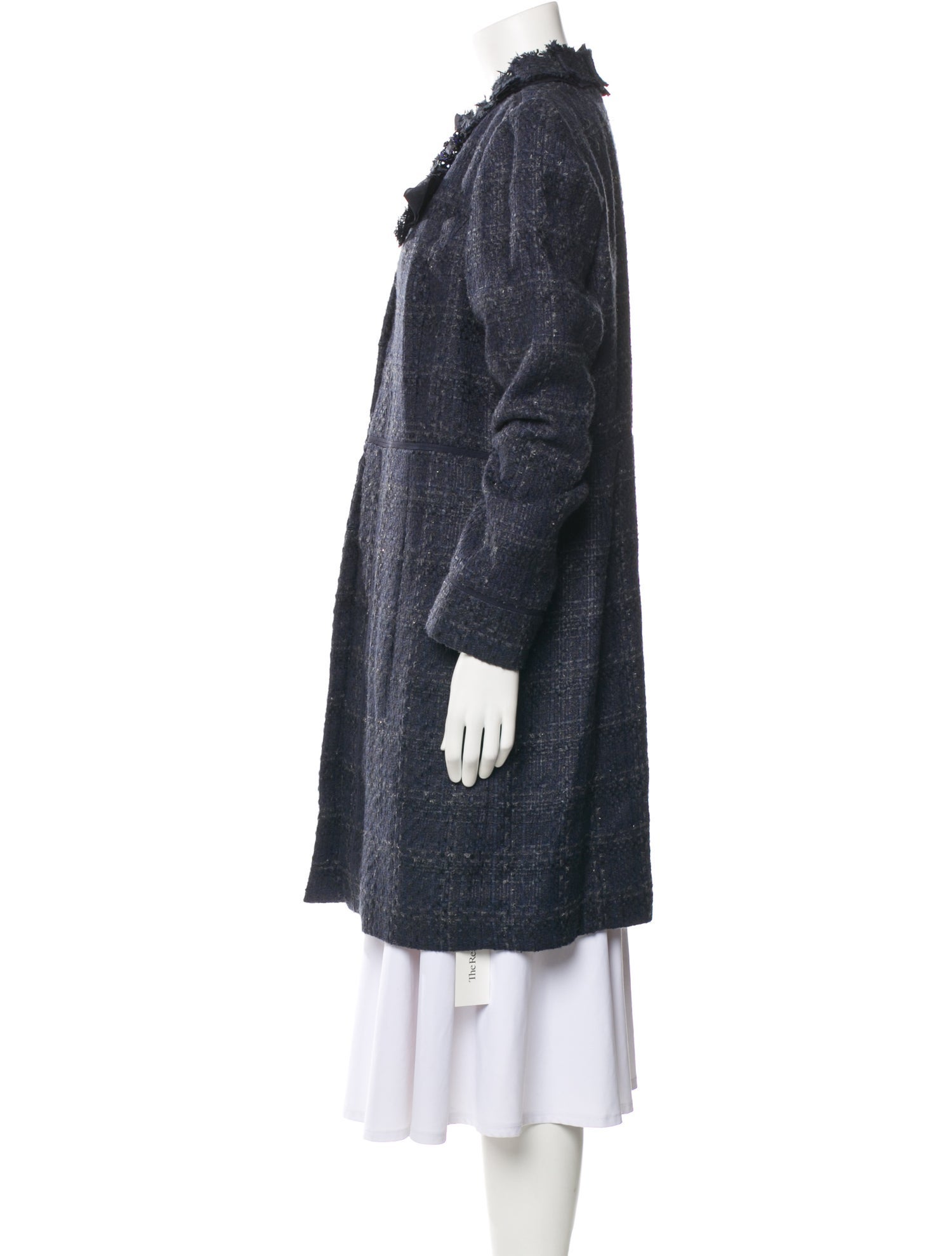 Tory Burch Tweed Pattern Coat