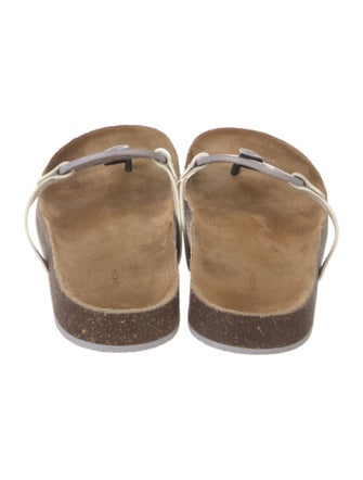 Tory Burch Leather Slides