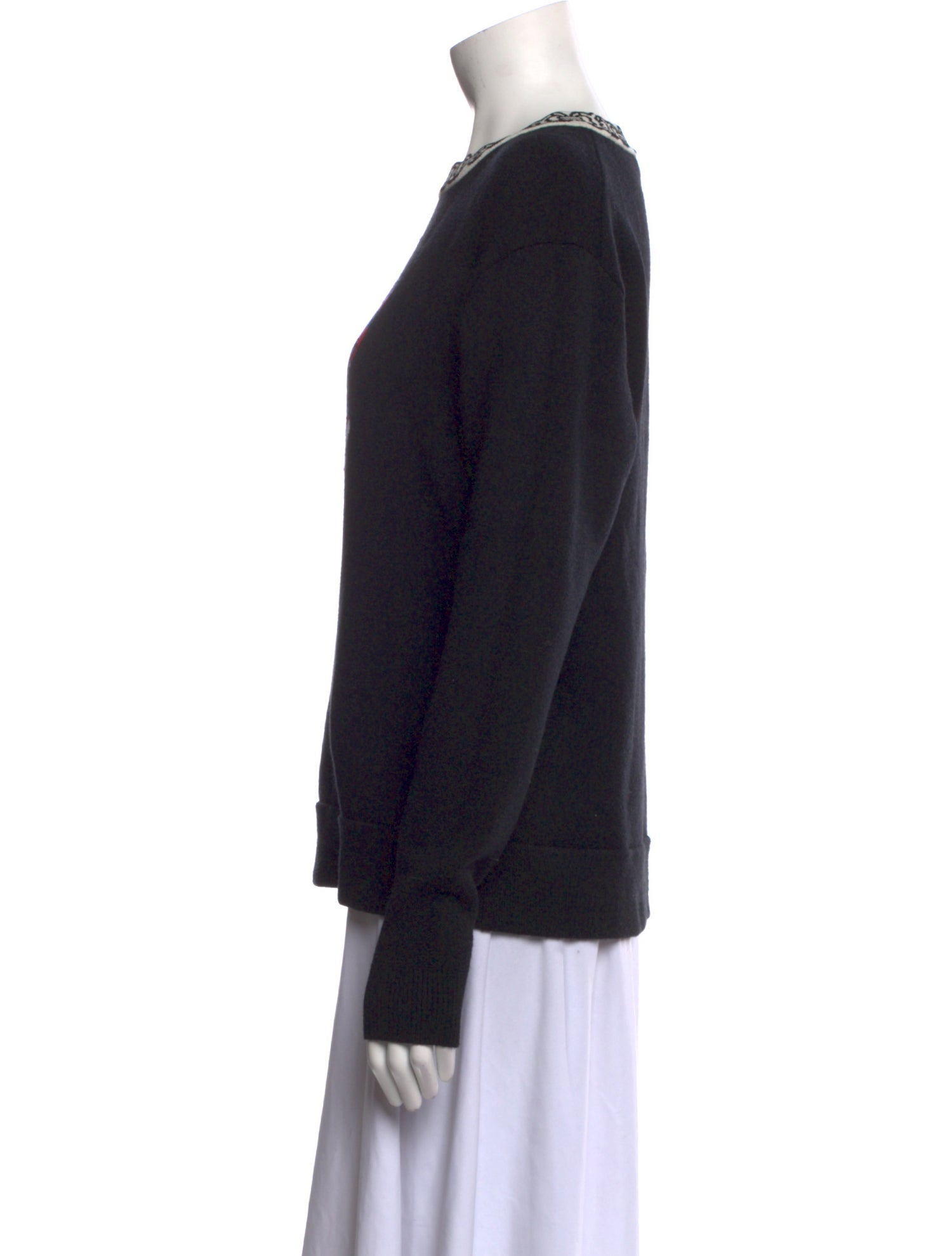 Tory Burch Floral Print Crew Neck Sweatshirt