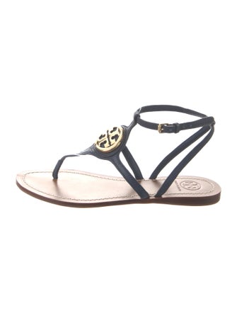 Tory Burch Leather T-Strap Sandals