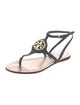 Tory Burch Leather T-Strap Sandals