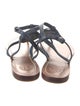 Tory Burch Leather T-Strap Sandals