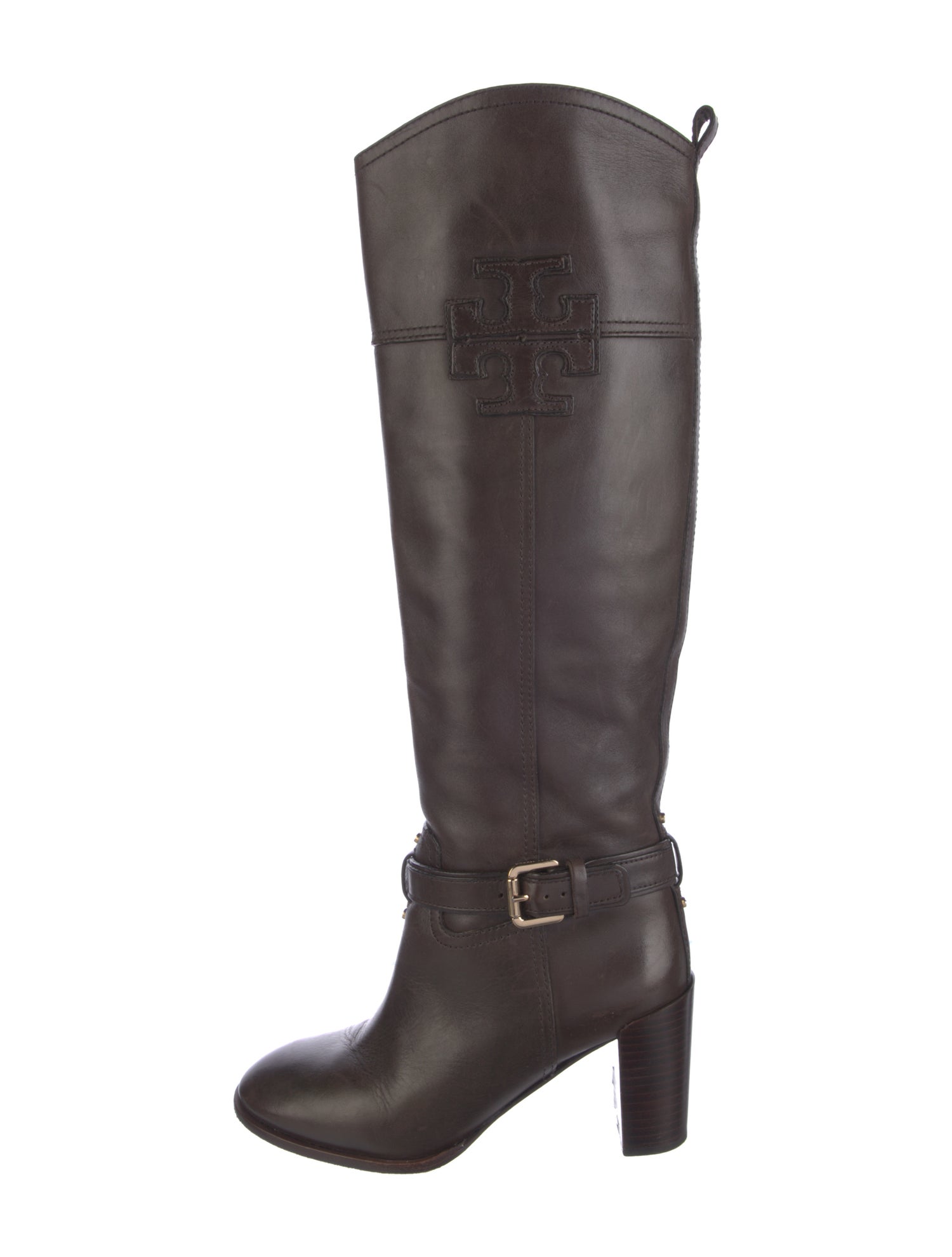 Tory Burch Leather Riding Boots