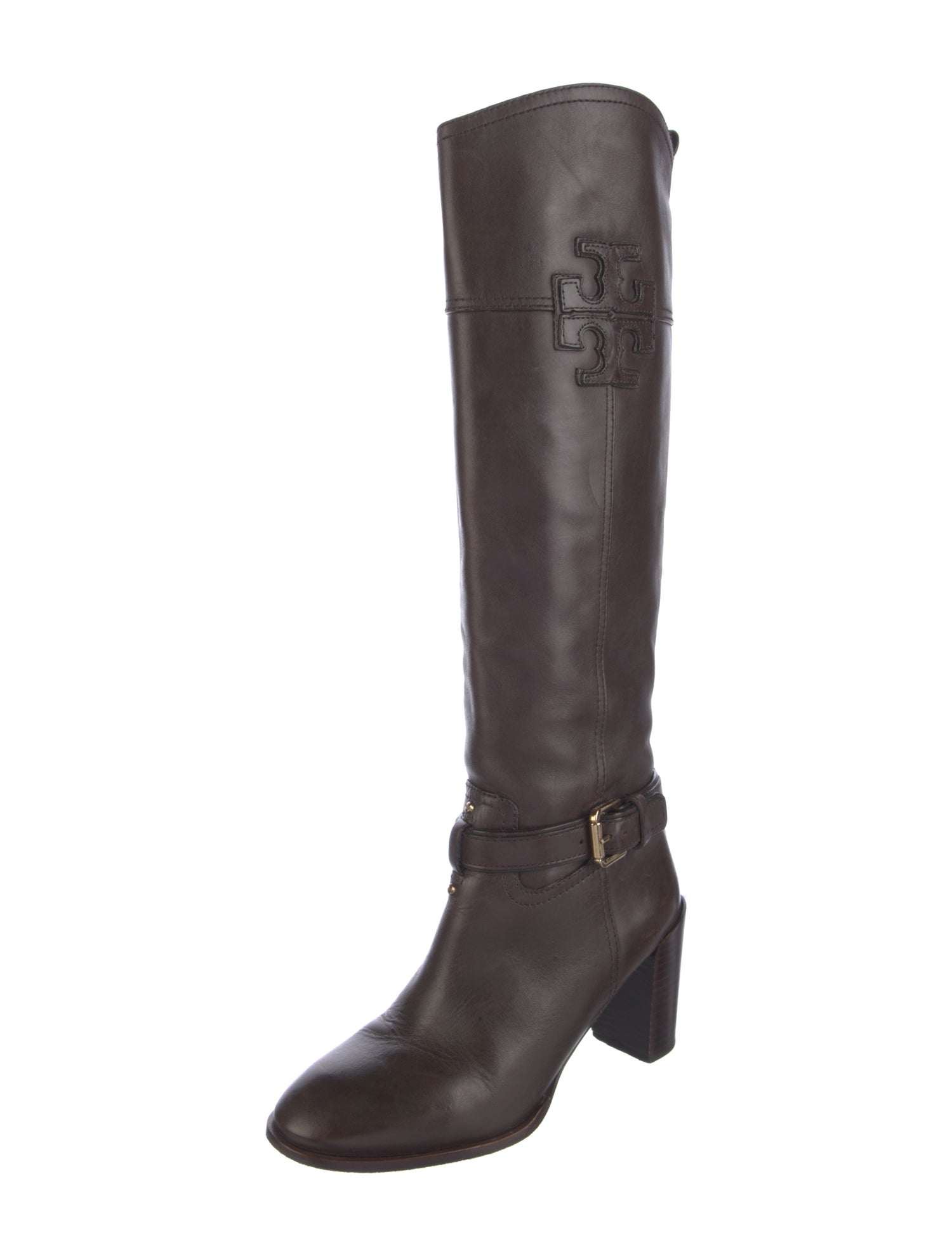 Tory Burch Leather Riding Boots