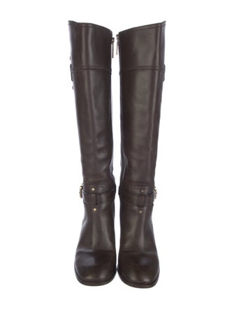 Tory Burch Leather Riding Boots