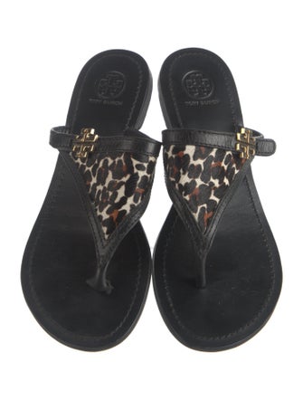 Tory Burch Leather Slides