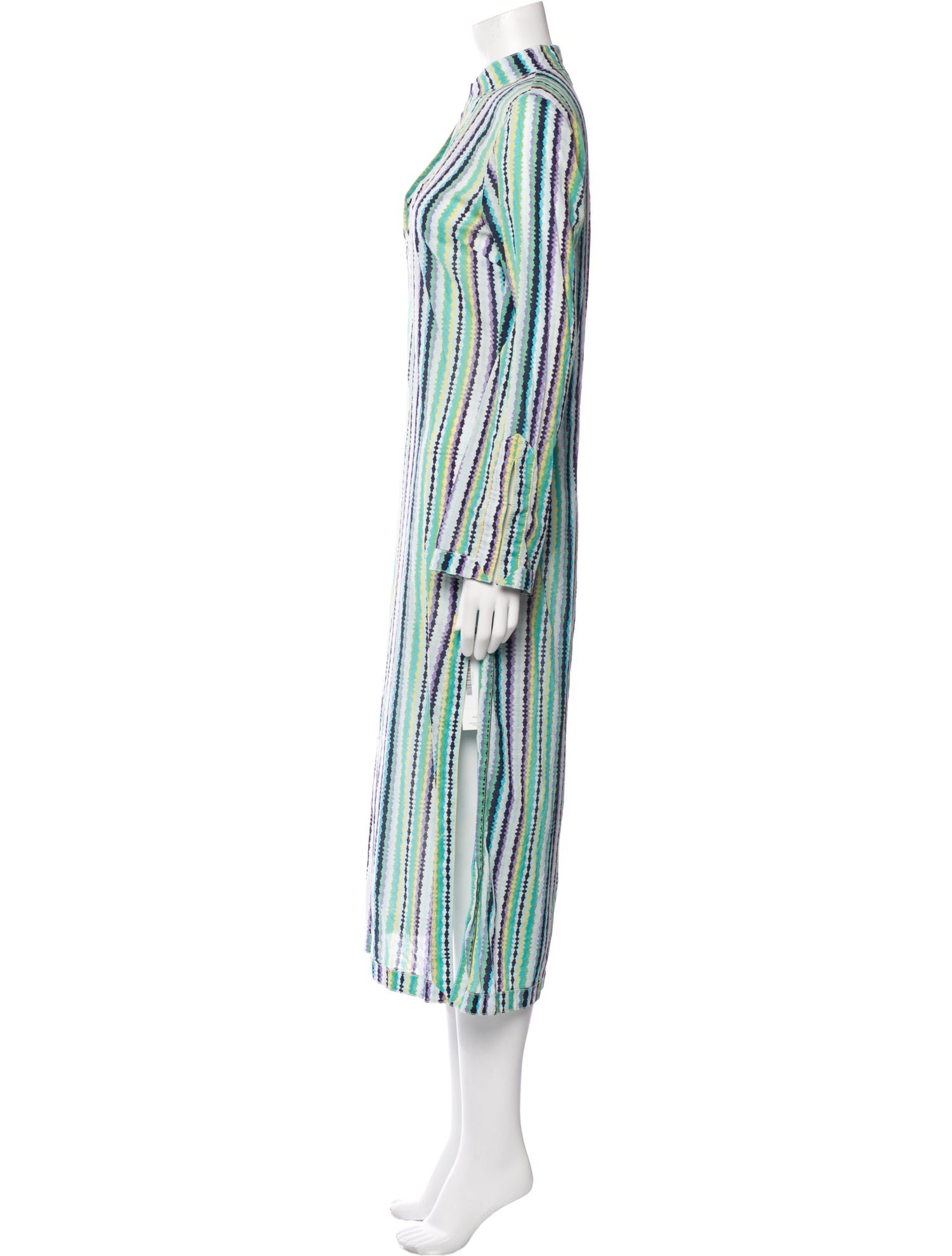 Tory Burch Striped Midi Length Dress