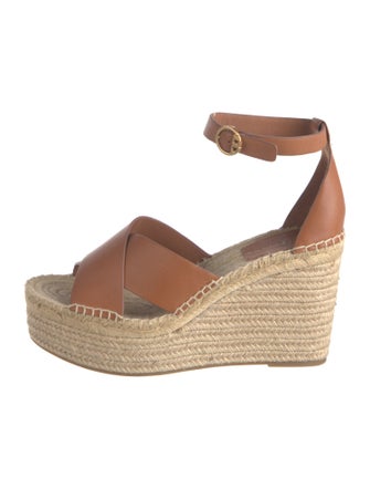 Tory Burch Leather Espadrilles