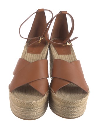 Tory Burch Leather Espadrilles