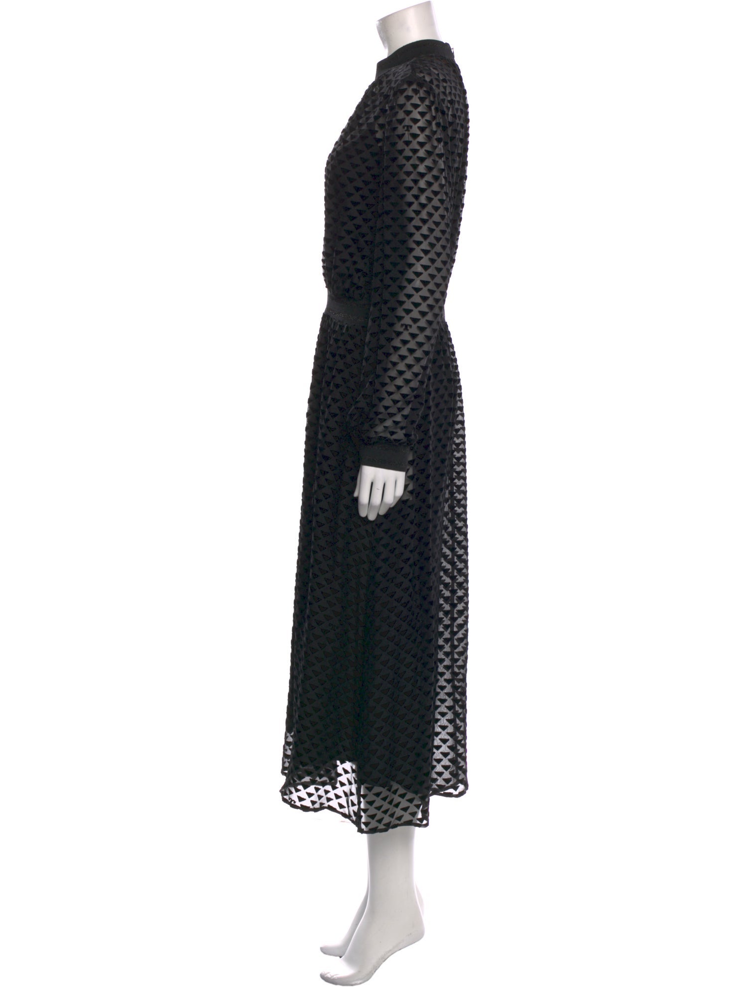 Tory Burch Lace Pattern Long Dress