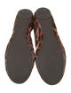 Tory Burch Patent Leather Animal Print Ballet Flats