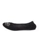 Tory Burch Velvet Crystal Embellishments Flats