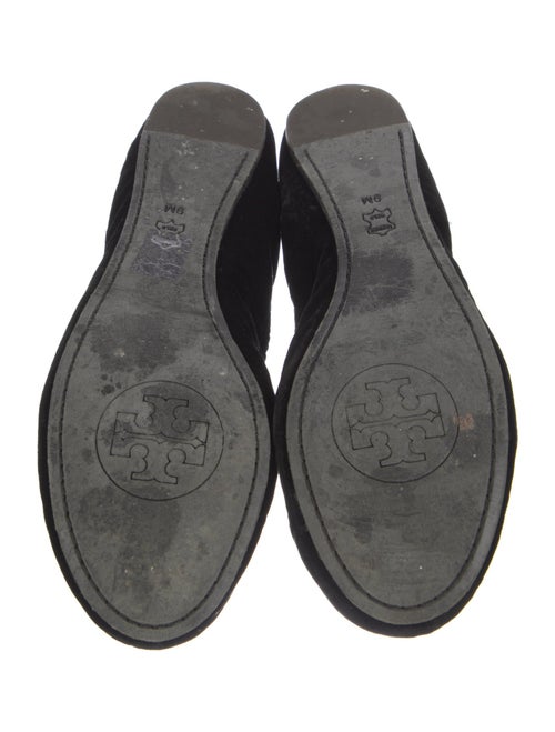 Tory Burch Velvet Crystal Embellishments Flats