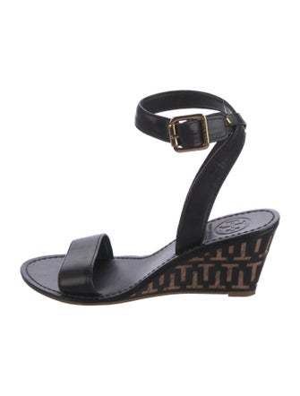 Tory Burch Leather Lasercut Accents Espadrilles