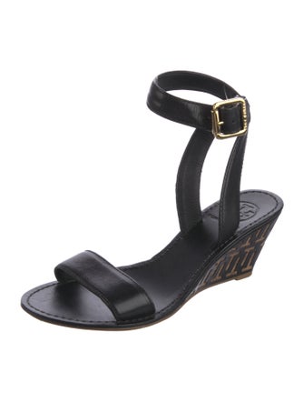 Tory Burch Leather Lasercut Accents Espadrilles