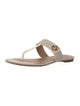 Tory Burch Canvas T-Strap Sandals