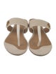 Tory Burch Canvas T-Strap Sandals