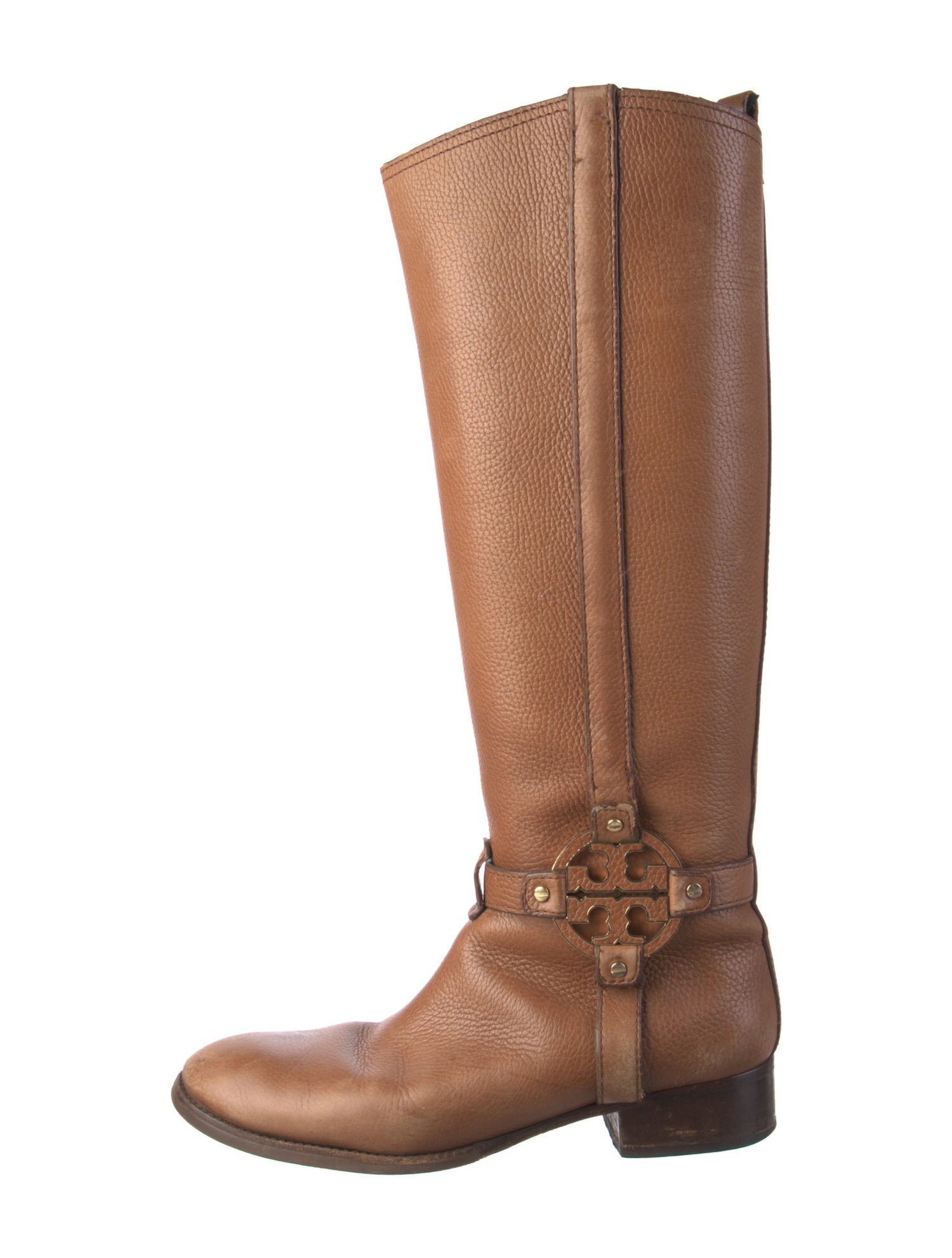 Tory Burch Leather Riding Boots