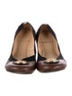 Tory Burch Leather Ruffle Embellishment Ballet Flats