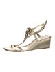 Tory Burch Leather T-Strap Sandals