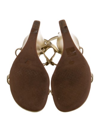 Tory Burch Leather T-Strap Sandals