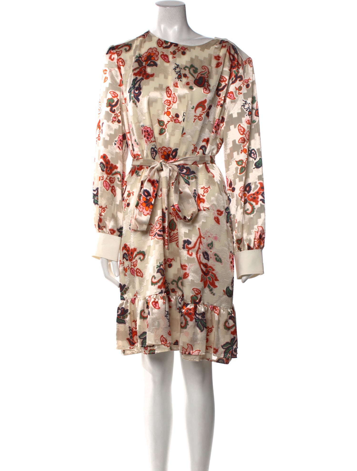 Tory Burch Floral Print Knee-Length Dress