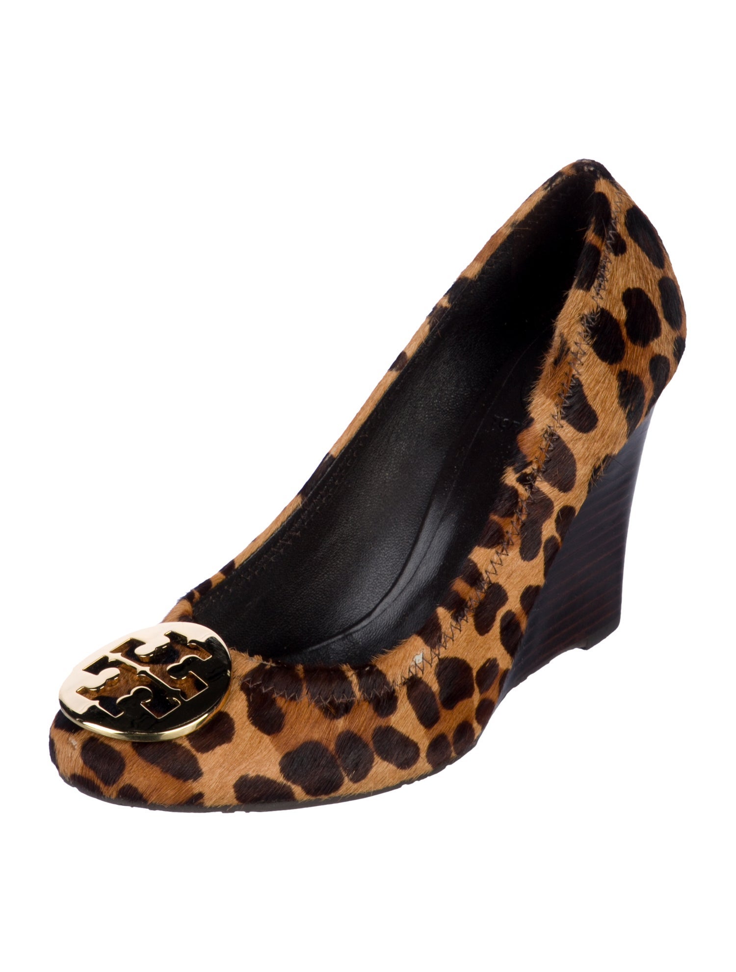 Tory Burch Ponyhair Animal Print Pumps