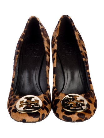 Tory Burch Ponyhair Animal Print Pumps