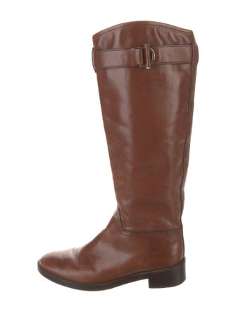 Tory Burch Leather Riding Boots