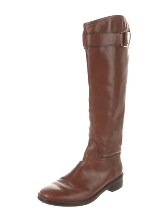 Tory Burch Leather Riding Boots