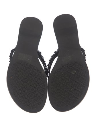 Tory Burch Leather Slides