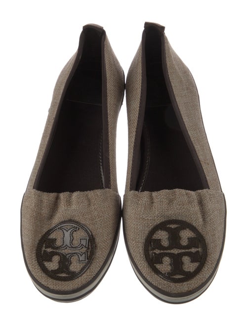 Tory Burch Canvas Striped Loafers