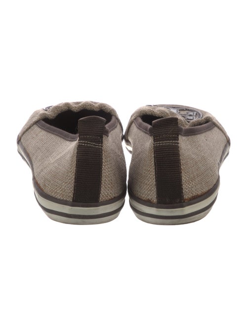 Tory Burch Canvas Striped Loafers