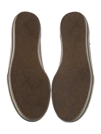 Tory Burch Canvas Striped Loafers