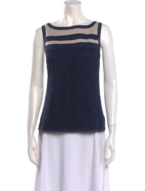 Tory Burch Silk Striped Top