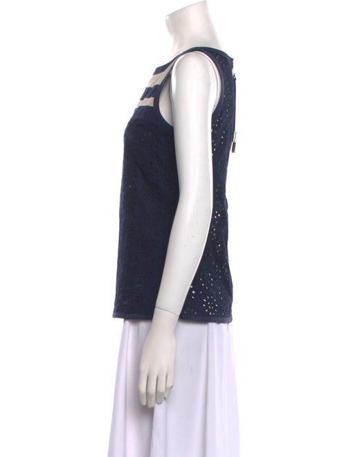 Tory Burch Silk Striped Top