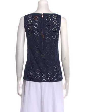 Tory Burch Silk Striped Top