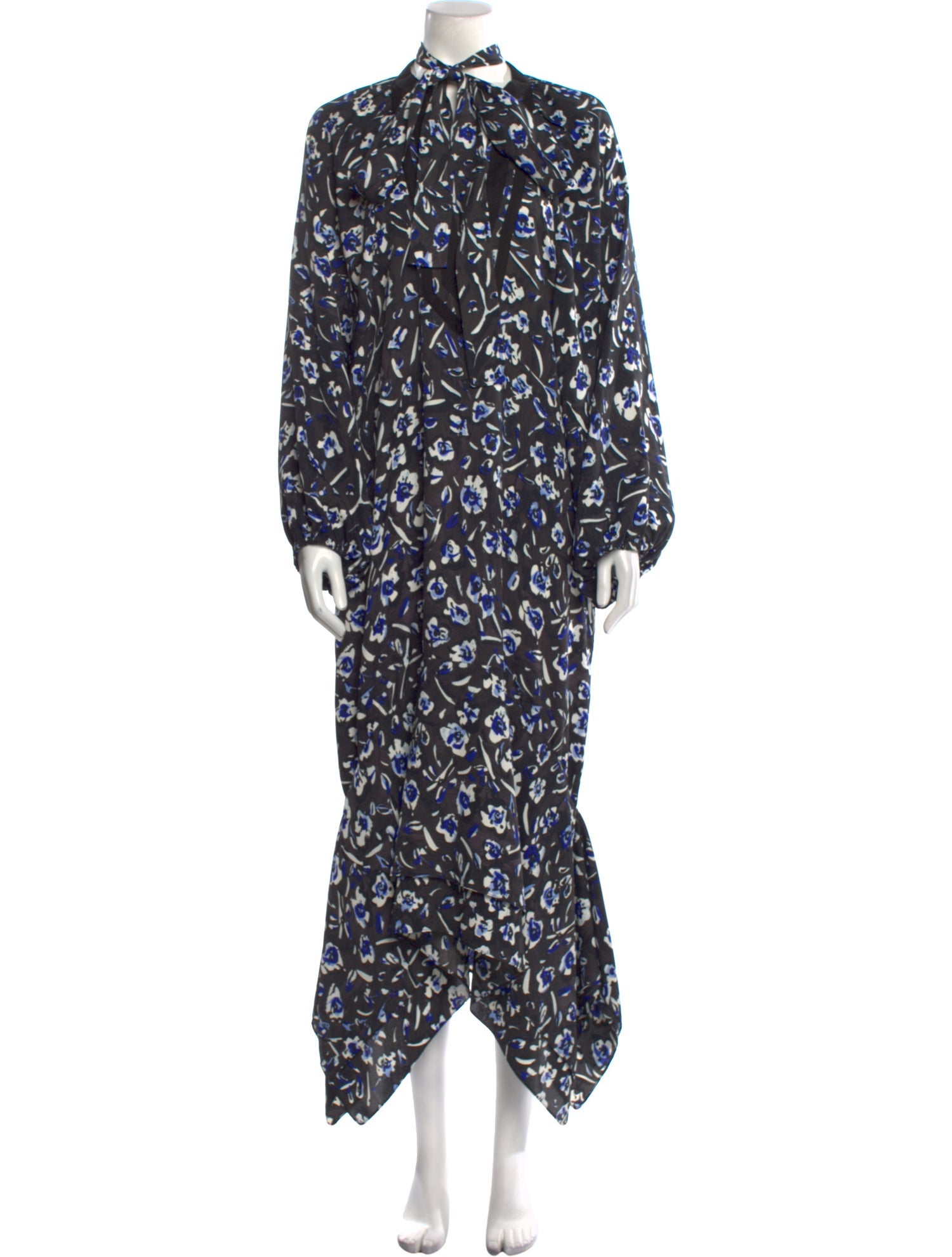 Tory Burch Floral Print Long Dress