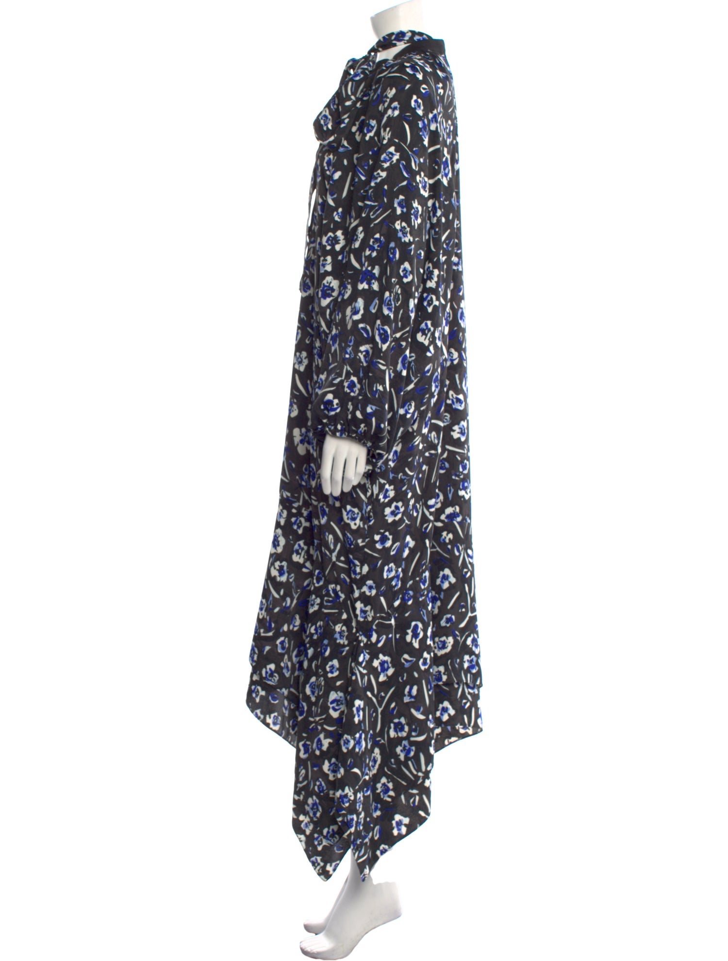 Tory Burch Floral Print Long Dress