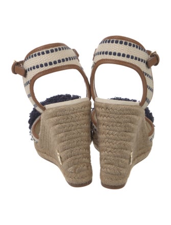 Tory Burch Canvas Printed Espadrilles