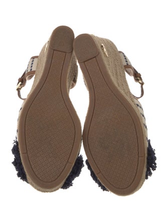 Tory Burch Canvas Printed Espadrilles