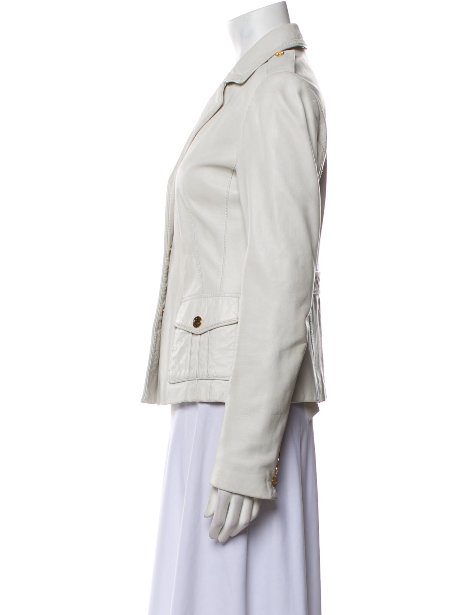 Tory Burch Leather Blazer