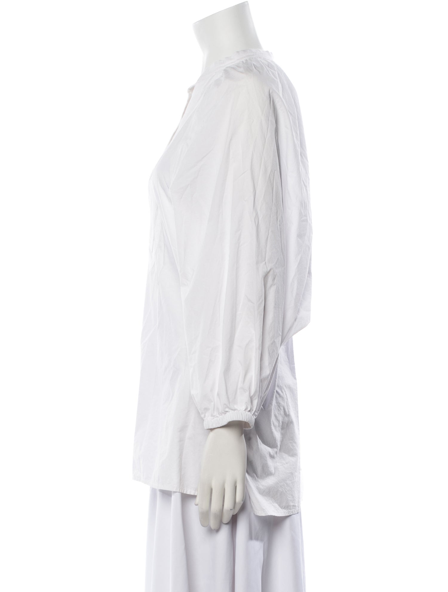 Tory Burch V-Neck Three-Quarter Sleeve Blouse