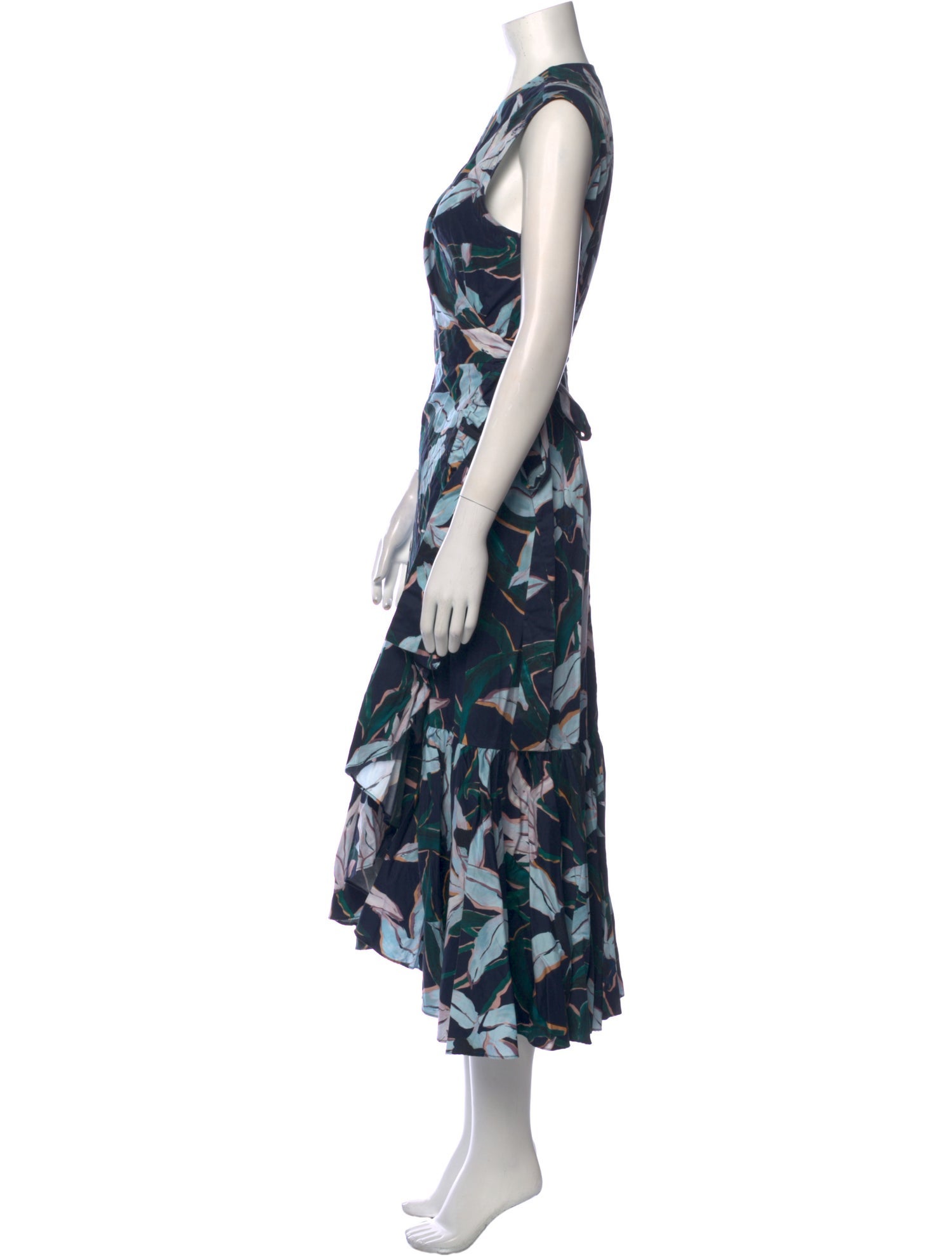Tory Burch Floral Print Long Dress