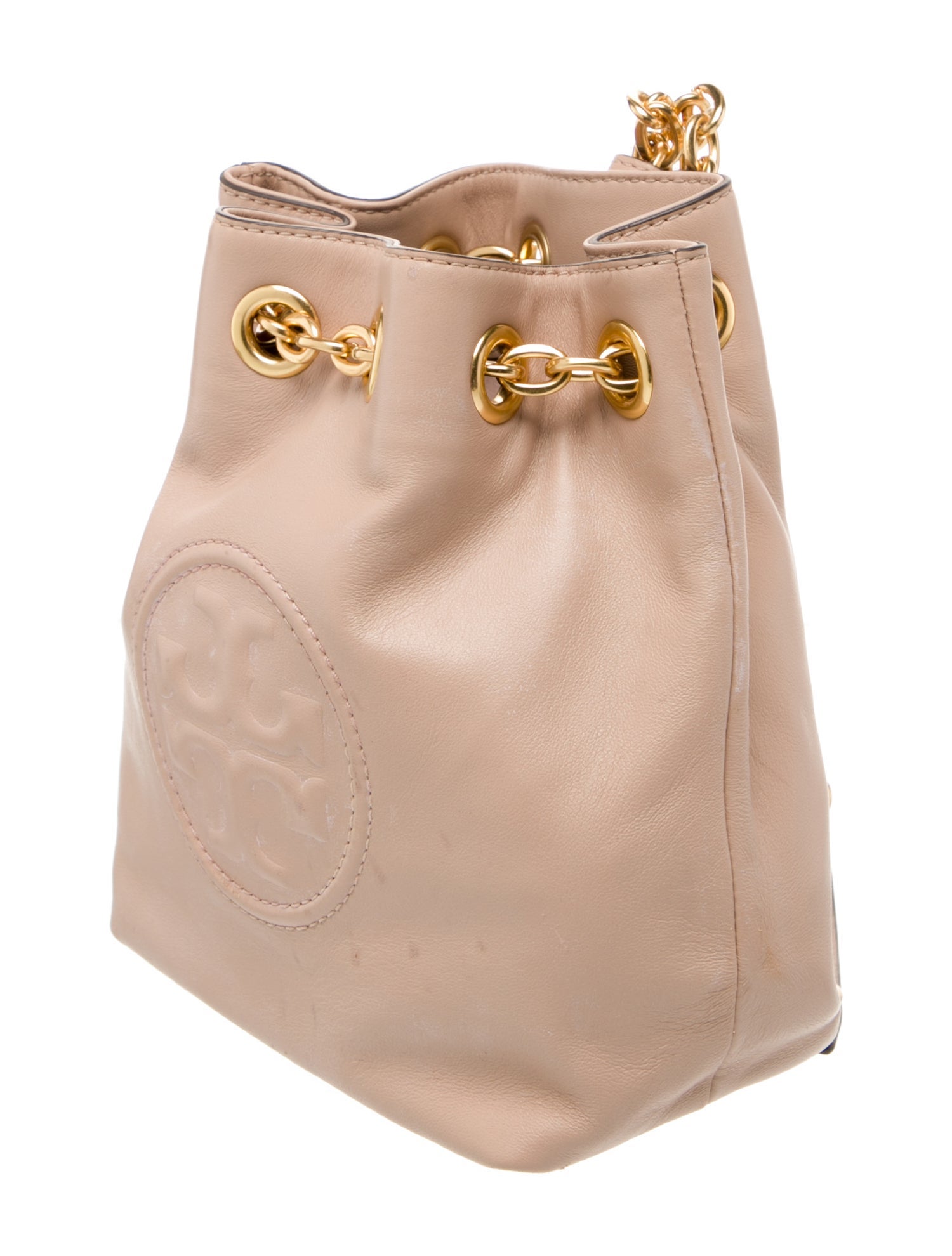 Tory Burch Leather Bucket Bag