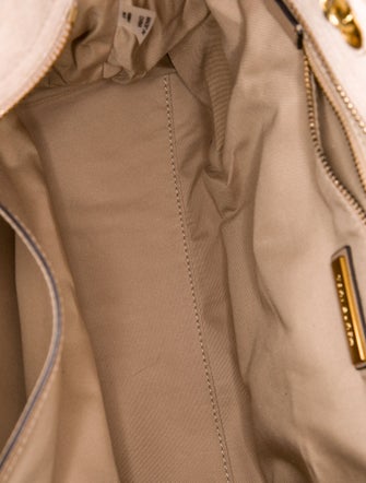 Tory Burch Suede Top Handle Bag