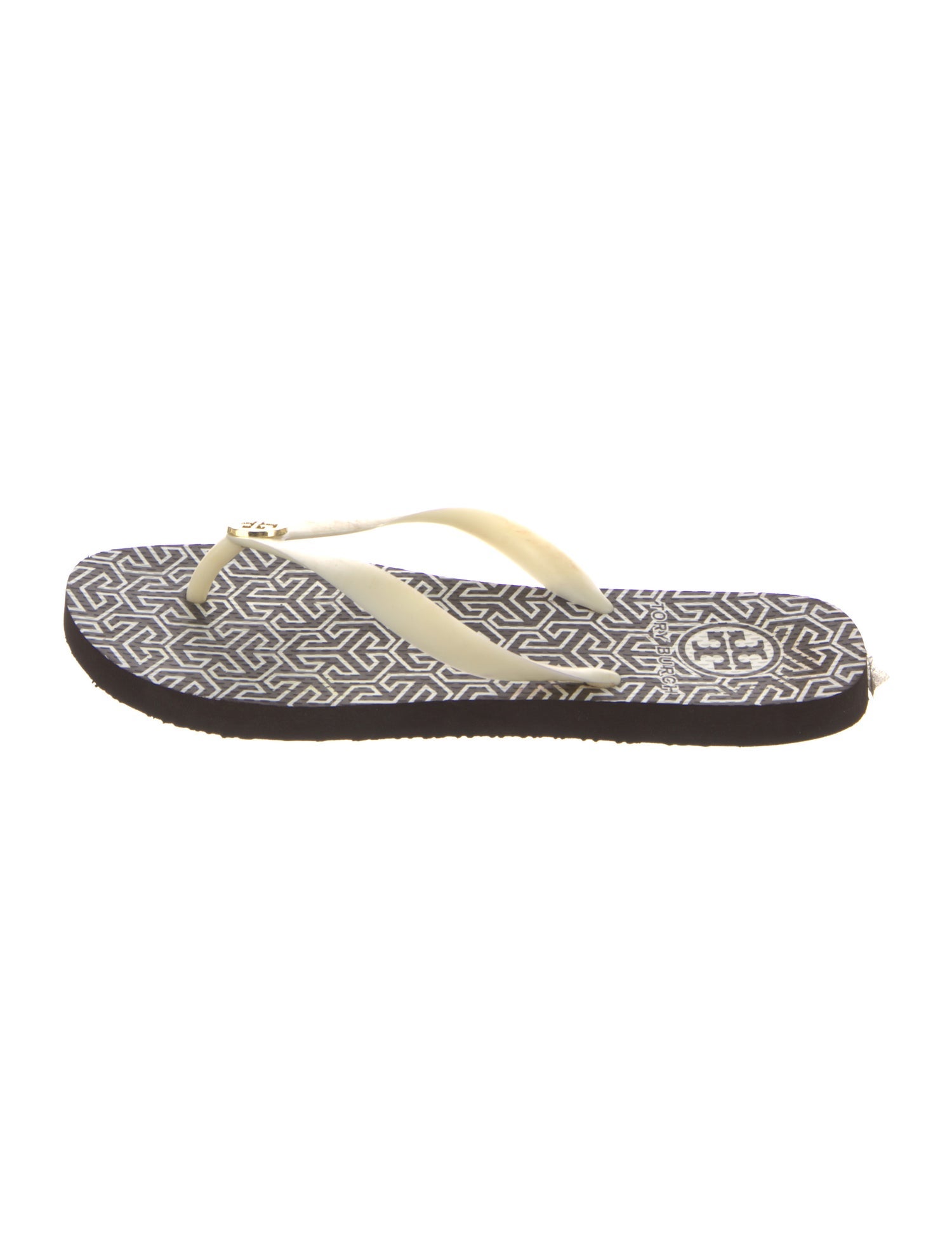 Tory Burch Rubber Printed Flip Flops