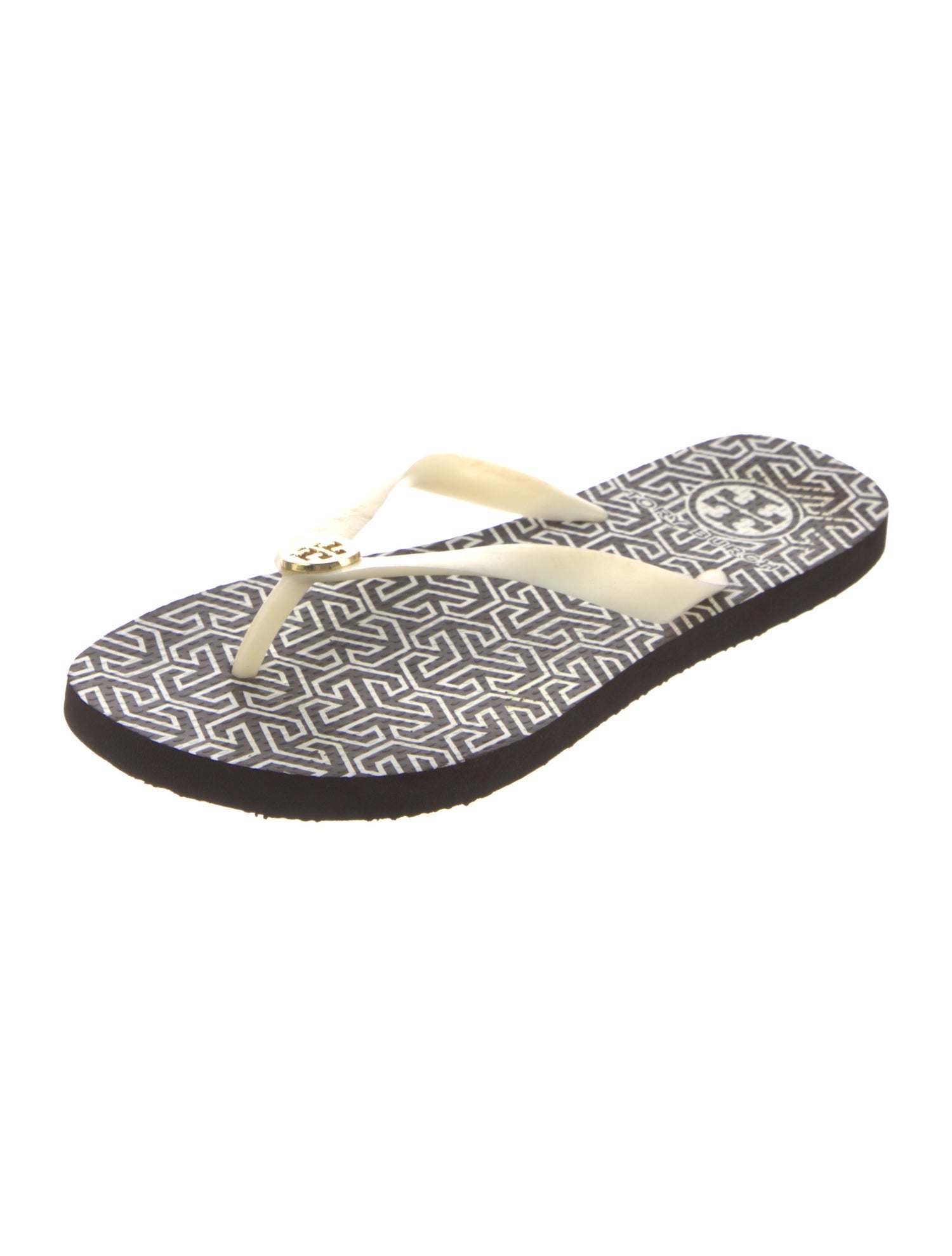 Tory Burch Rubber Printed Flip Flops