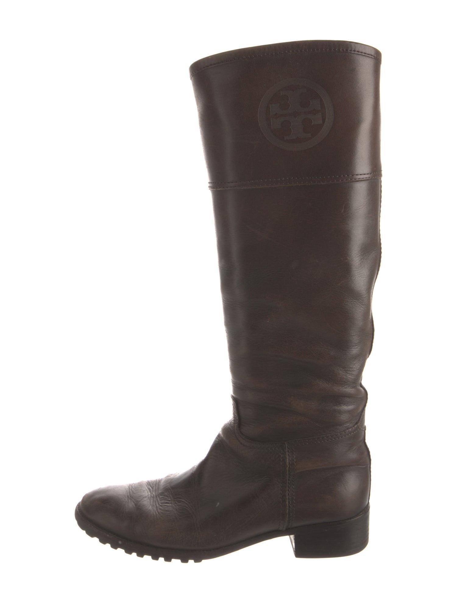 Tory Burch Leather Riding Boots